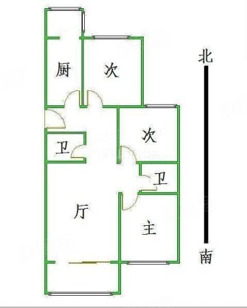 柏阳景园A区3室2厅1卫122.28㎡南北430万