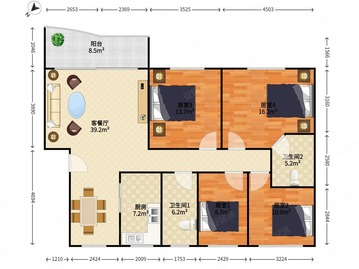 急130平四房 大户型价格有惊喜 上川站旁 低指导价160万