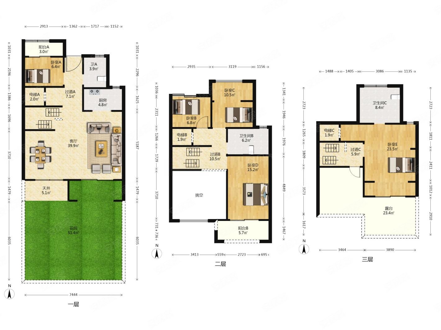 天街旁品质小区江与城排屋业主诚售看房方便