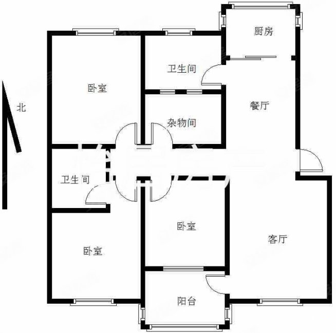 锦城花园二期低楼层 南北通透 双卫格局 交通便捷 产权清晰