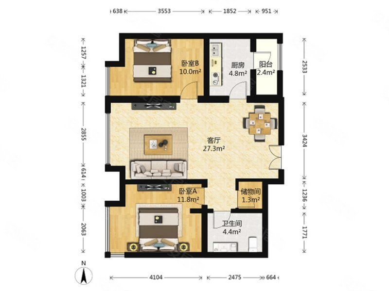 富力尚悦居(a区) 正规商品房 满五 小区新 电梯房