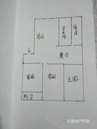 盛华城3室2厅1卫122㎡南北89万