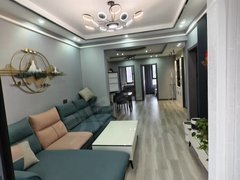 阜宁阜宁城南新区白天鹅公园城南A座隔壁冠城华府电梯中层时尚豪装三室拎包入住随时看房！出租房源真实图片