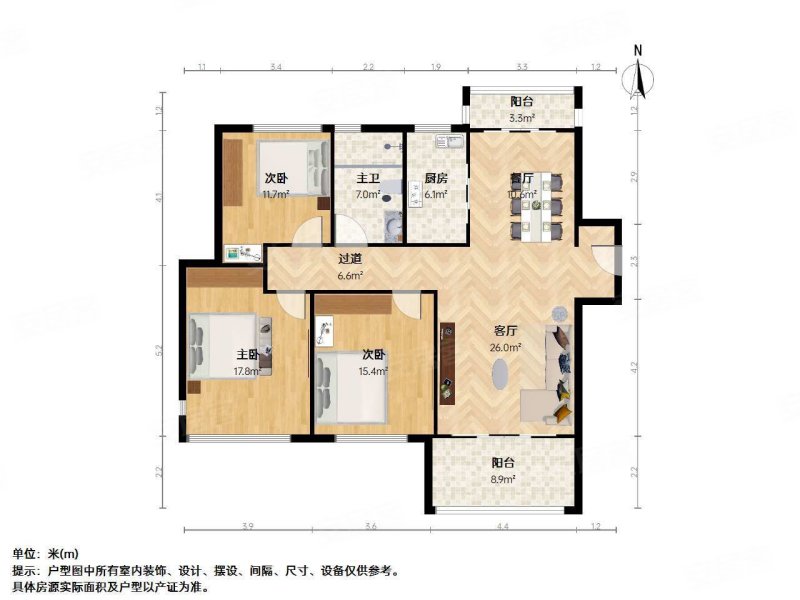 新力钰珑湾户型图图片