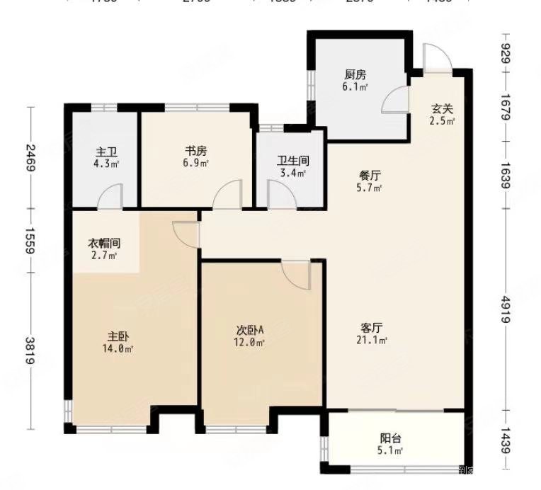 端头90,东二环泰禾 小高层 纯毛坯 随时看房城投鹤