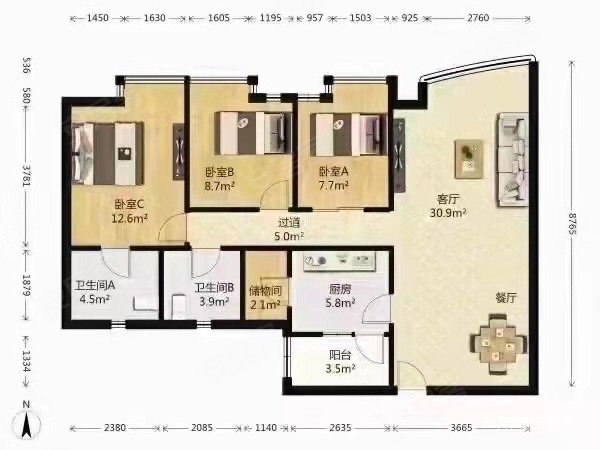 54平米-广州安居客
