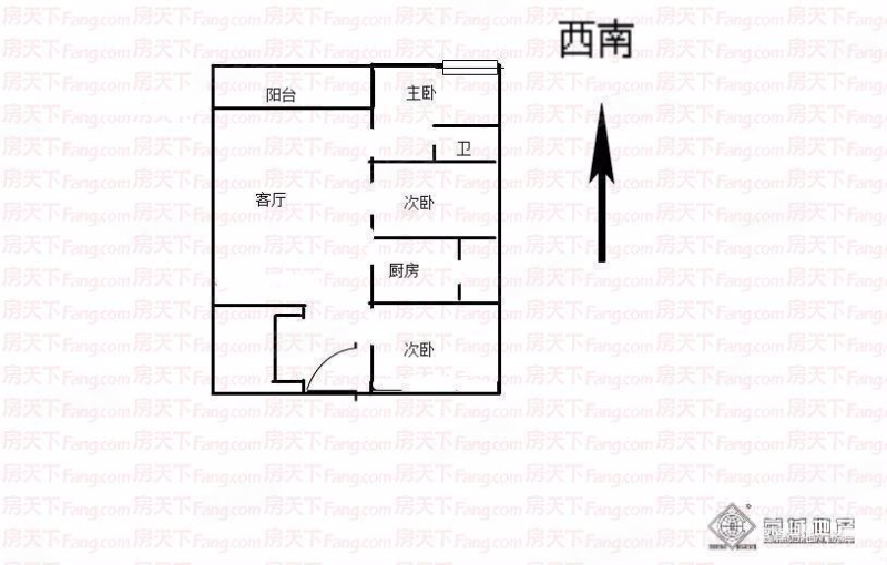 华润中央公园3室2厅1卫86.38㎡东南71万