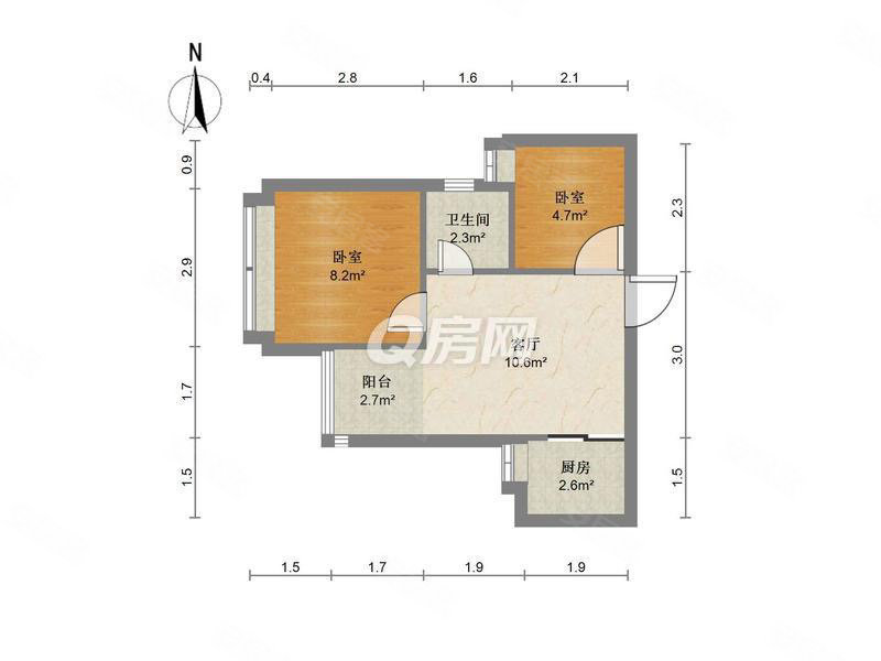 雍翠华府户型图片