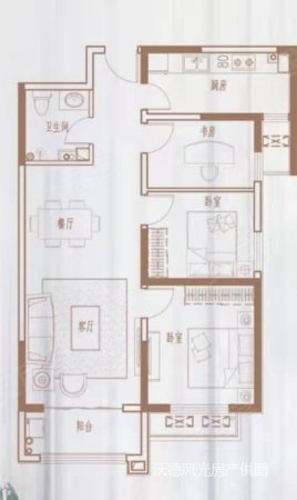 新宇A区3室2厅1卫117.94㎡南北35万