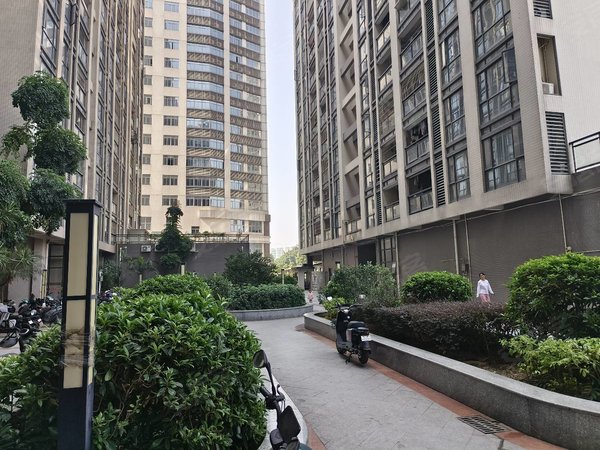 广州花都镜湖大道高晟广场小区高晟广场(高层1房1厅)全新未住 楼下