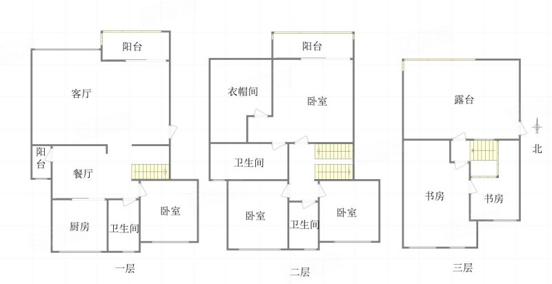 华宇天宫花城(A区)4室2厅3卫132㎡南北255万