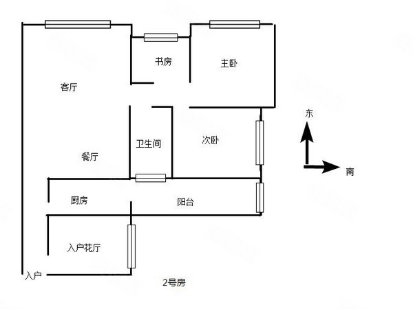【多图】版筑翠园,翠湖租房,云大师大(版筑翠园)东南向端户3居间间