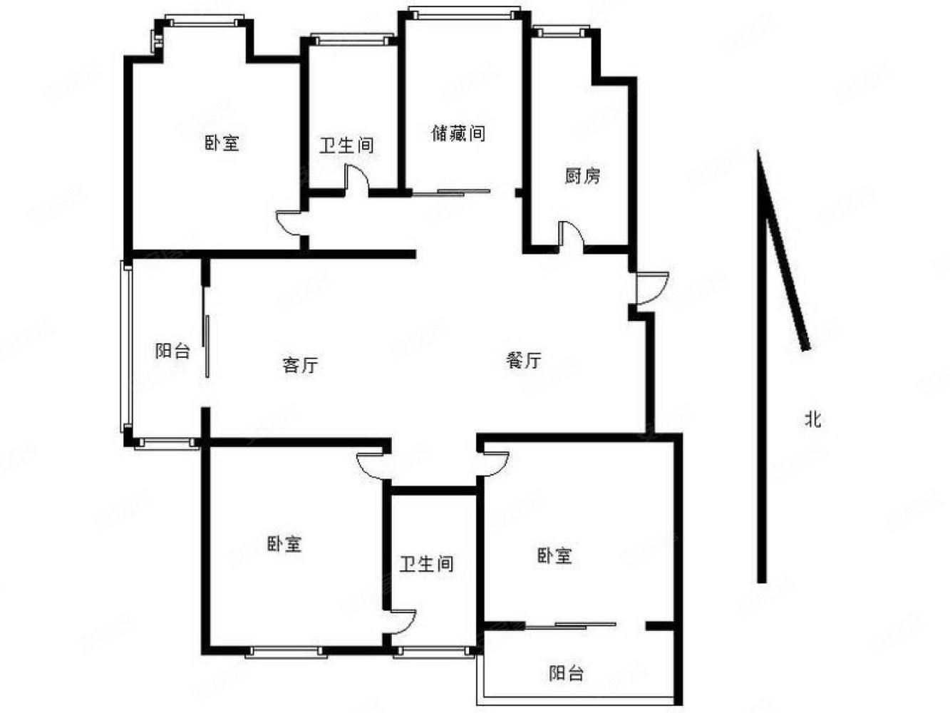 武夷名仕园 豪装四房 全屋中央空调 保养好 双阳台