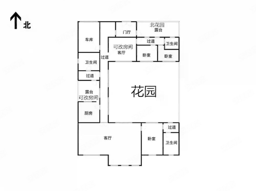 锦华苑(别墅)4室3厅3卫293㎡南1200万