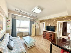 银川金凤正源北街立式空调！押一付一！悦海新天地全新两室一厅，家具家电齐全出租房源真实图片
