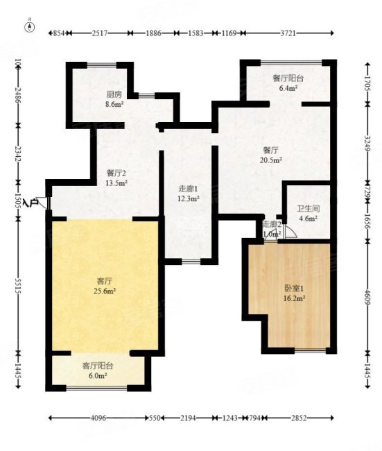 满庭芳4室2厅2卫270㎡南北270万