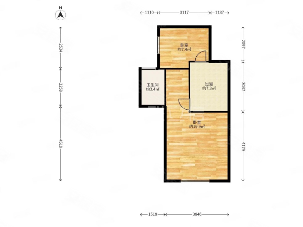 长乐甲第4室2厅2卫129㎡南北320万