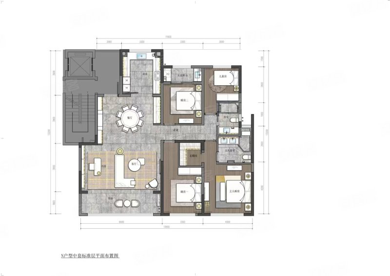 急售 滇池one 一楼带花园带地下室 户型方正实用
