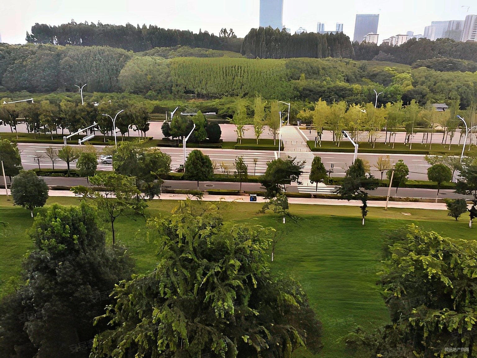 天润康园,双地铁口,精装带车位,南北通透,视野好诚