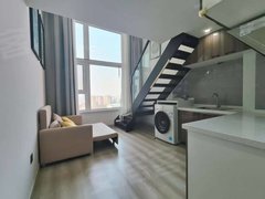 长春经开赛德广场临河街新大e时代精装loft 可短租可月付 设施齐全拎包入住出租房源真实图片