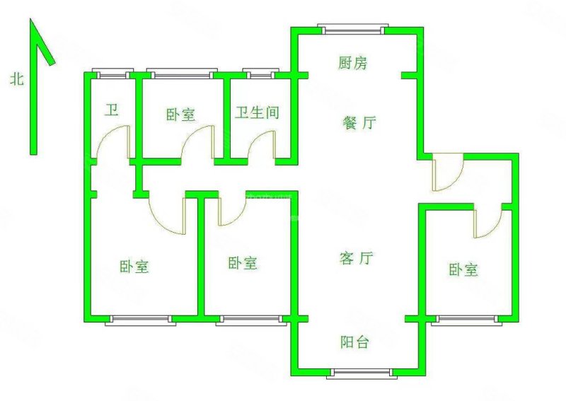 绿地IFC中央公馆B8地块4室2厅2卫143㎡南北400万