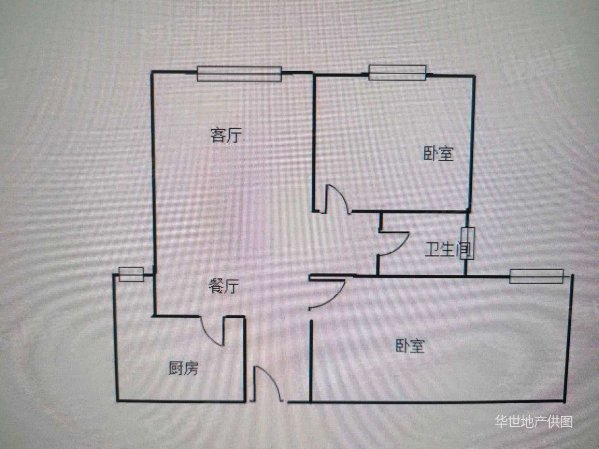 棕榈印象(商住楼)2室2厅1卫79㎡南46万