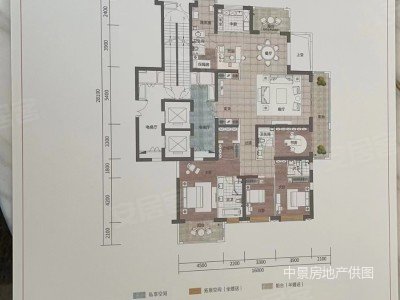 富力首府南区5室2厅4卫320㎡南北640万