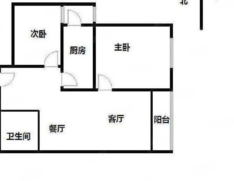 盛世嘉园2室2厅1卫81.14㎡西59.23万