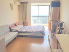 乳山银滩长江路只年租四千，潮汐湖公园旁边，全海景，一室有空调出租房源真实图片