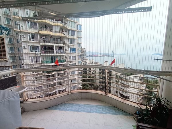 【多图】东埔海景花园,沙头角租房,电梯房 高层东南向看海 家私家电