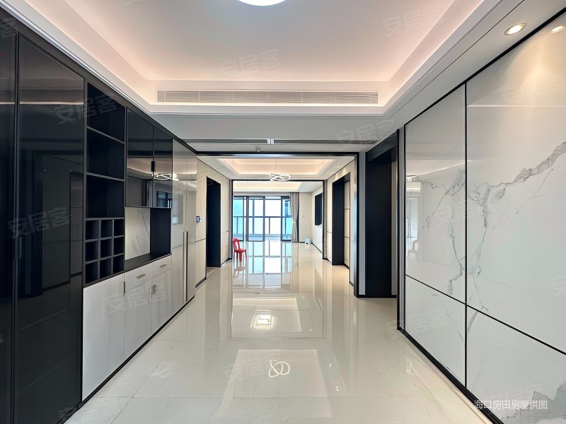 海口湾保利四期淳境2205居次顶层360度海景纵享海口全景,保利中央海岸