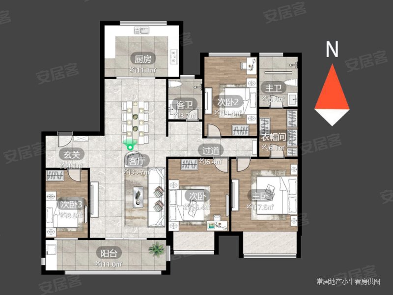 史低聚湖雅苑 商品住宅 近医院 精装修 双卫格局 中间好楼层