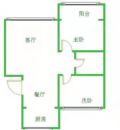 运通小区2室2厅1卫77㎡南北28.5万