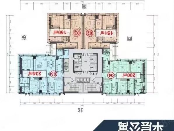 【多图】保利鱼珠港(商住楼),鱼珠租房,鱼珠港240方 南向四房高层看江
