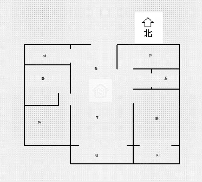 英伦世家4室2厅1卫102.75㎡南北83万