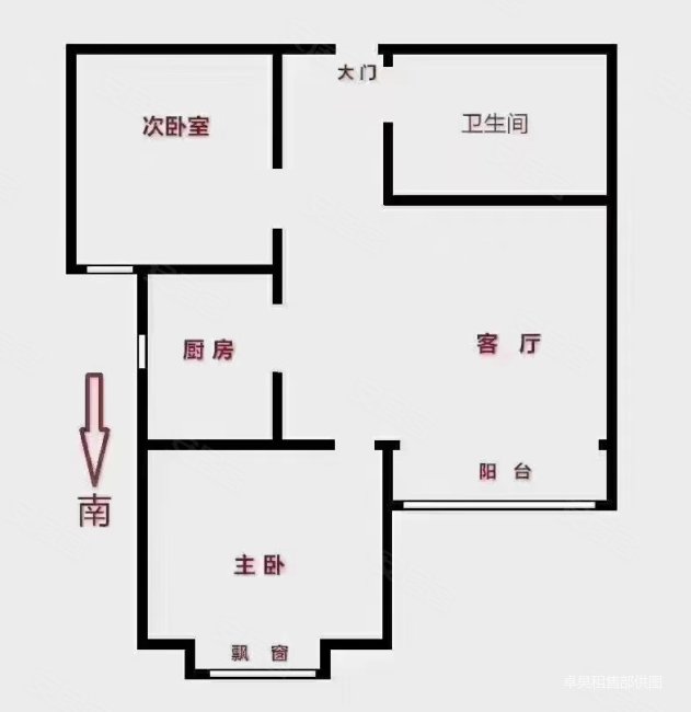 大红门锦苑小区(A区)2室1厅1卫61㎡南200万