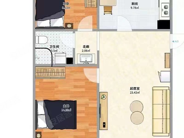 【多图】幸福家园c区,洛阳路租房,中心医院地铁口 对面农贸市场 四方