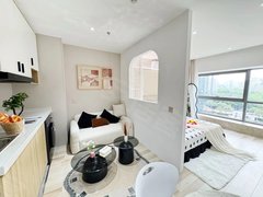 西安长安东长安街精装温馨公寓，拎包入住！近15号线地铁站，一室一卫家居齐全出租房源真实图片