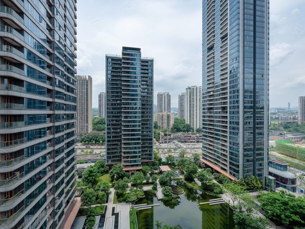 重庆江北寸滩中国铁建西派城1期西派城豪华装修中西双厨,双套房,20平