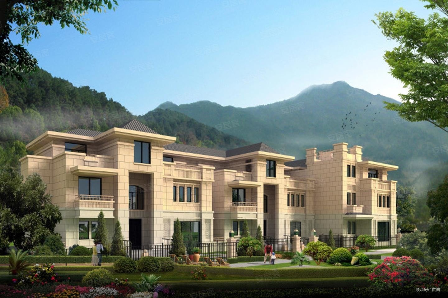 花园300平,钟山朝阳府(别墅)二手房,1500万,5室3厅,5卫,346平米-南京