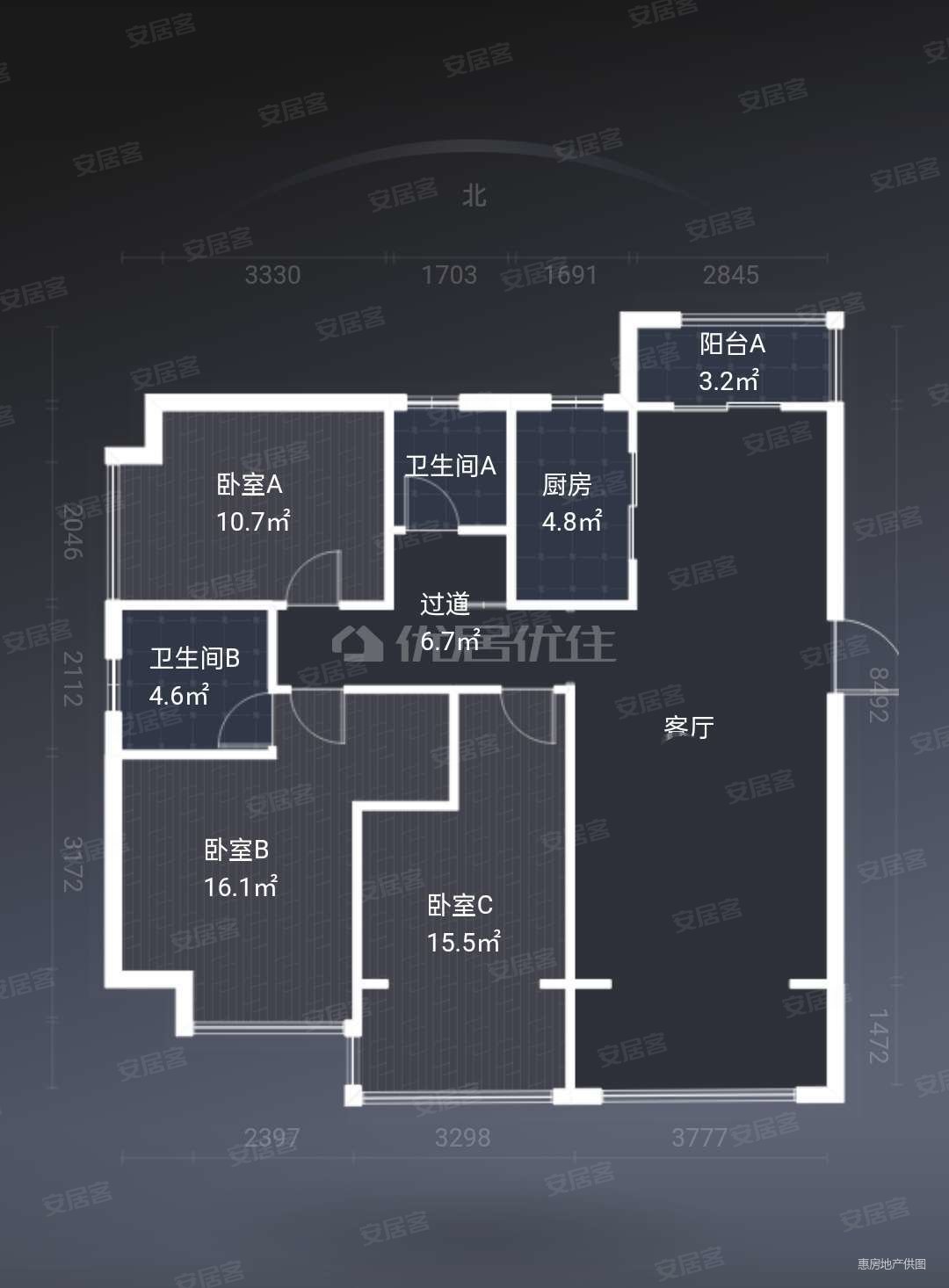 融创君庭云邸 精装 126平 电梯房 楼层好 视野无遮挡