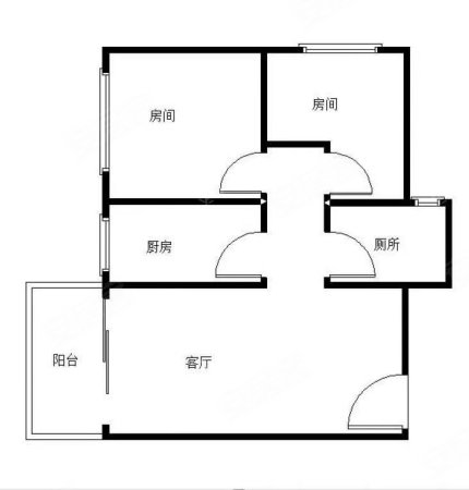 粤韵庭园2室2厅1卫69㎡西360万