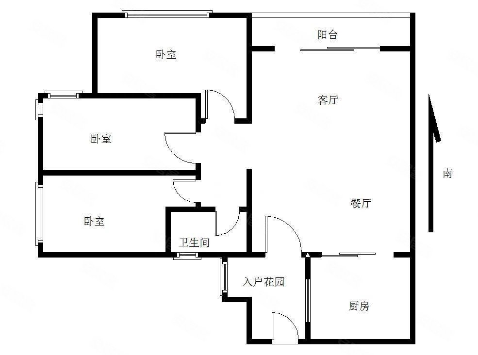 华发水岸二期户型图图片