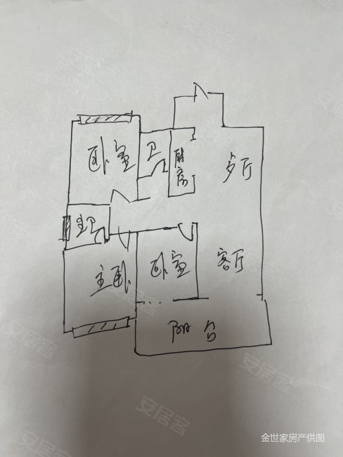 南兴乾隆苑3室2厅2卫102㎡南北58万