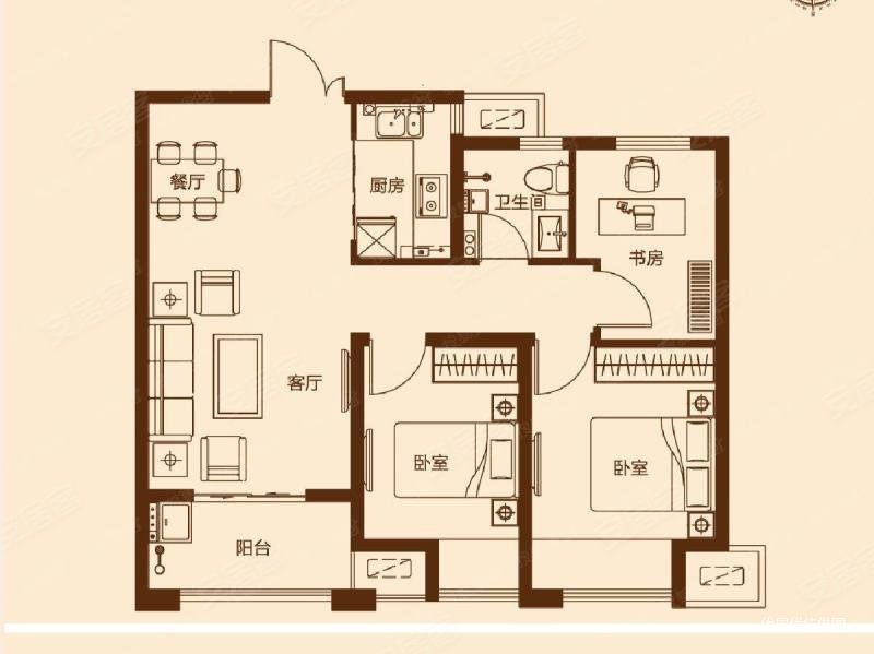 (捡漏)次新房能过户 高新万达200米 户型方正 随时看房,石佛祥园二手