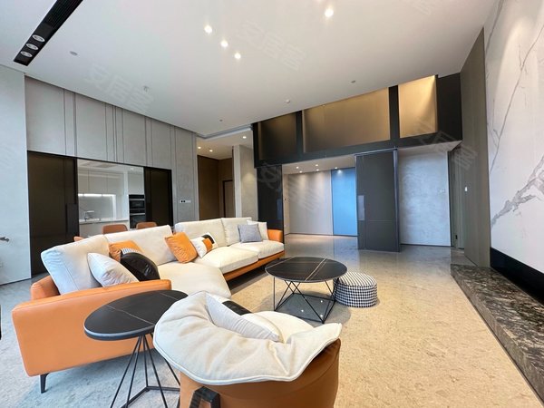 杭州滨江区政府星耀中心悦casa,豪宅大平层,挑高很不错,全屋落地窗