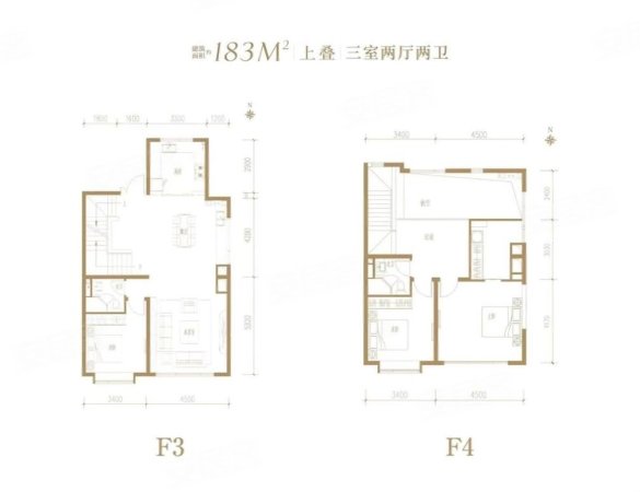 上东金茂府4室2厅3卫183㎡南北680万