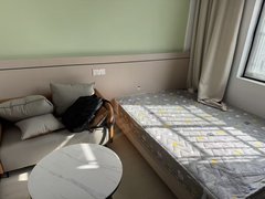 武汉青山冶金大道5号线红钢城 印象城 武钢总医院 武汉站 奶油风一居室出租房源真实图片