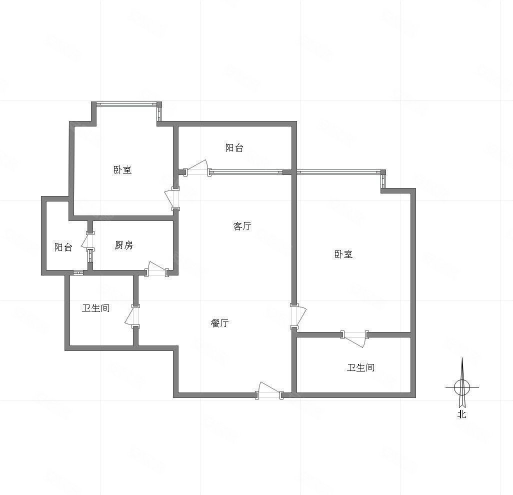 交通便捷 户型方正 位置好,和黄御峰(四期)二手房,108万,3室2厅,1卫