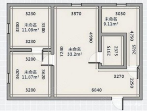 喀什花园D区2室2厅1卫86㎡南北53万